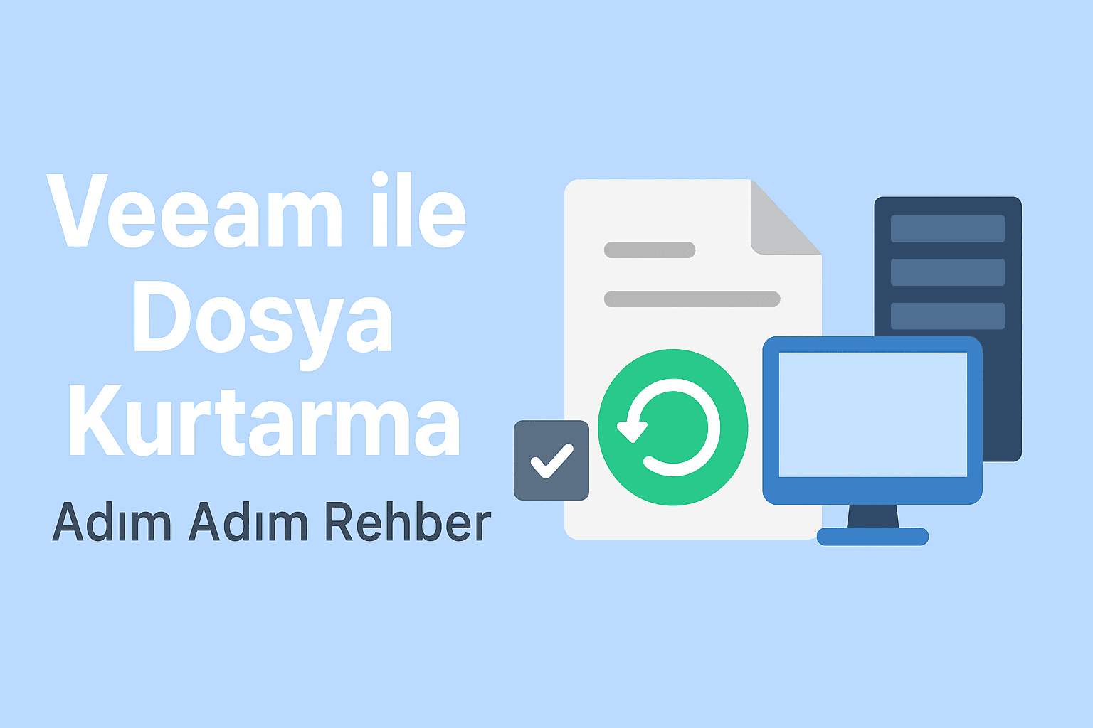 veeam ile dosya kurtarma